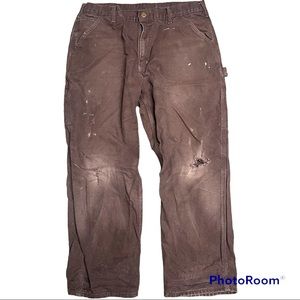 36x30 Vintage Carhartt distressed pants